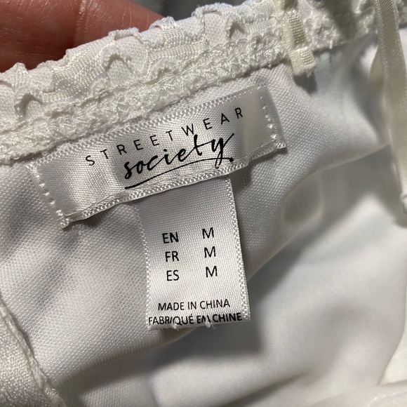 NWOT Streetwear Society White Lace Dress - Picture 4 of 4